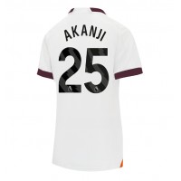 Dres Manchester City Manuel Akanji #25 Preč pre Ženy 2023-24 Krátky Rukáv